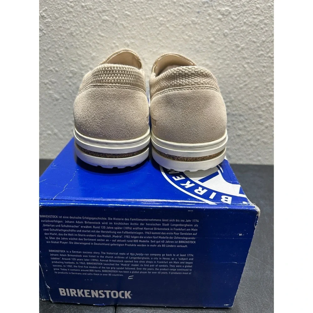 Birkenstock Oswego Textile Suede Sandcastle Beige EU 44 US M11 Mens